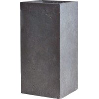 M Collections Korito za rože Cubihi 24 cm x 24 cm sivo