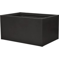 Floraworld Visoka greda Twin-Wall antracit 150 cm x 75 cm x 76 cm