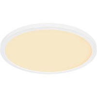 Globo LED-stropna svetilka Sapana Ø 29,4 cm Bela