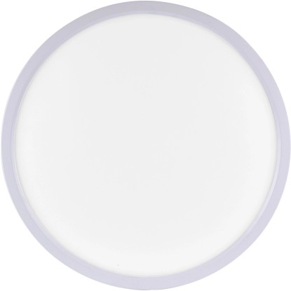 Just Light. LED-panel ultra raven Ø 40 cm bela