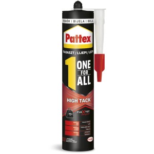 Pattex Montažno lepilo za težke obremenitve High Tack bela 440 g
