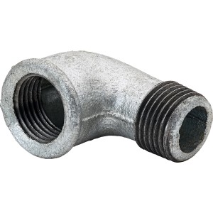 Kotna povezava 18,6 mm (Rp 1/2) x 21 mm (R 1/2) Temprana litina