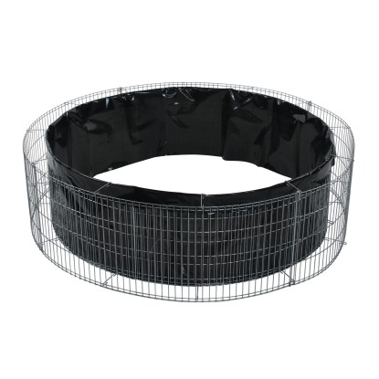 Bellissa Gabione visoka greda Okrogla Ø 146 cm/Ø 126 cm x 40 cm