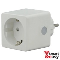 Adapter za vtičnico Smart & Easy WiFi bela