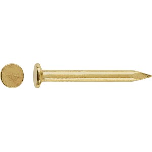 LUX-TOOLS Žičnik tapetnik Ø 2 mm x 20 mm prevlečen z medenino 100 kosov