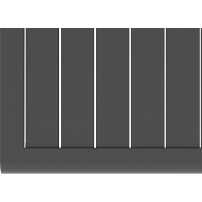 Sedežni in jedilni komplet Tamworth 4-delni aluminij antracitno siva