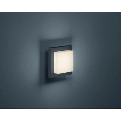 Trio LED Zunanja stenska svetilka Hondo Antracit