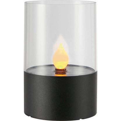 Solarna namizna LED-svetilka črna