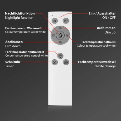 Brilo Stropna LED-svetilka Piatto S B-Smart Panel zatemnitvena črna 28 W