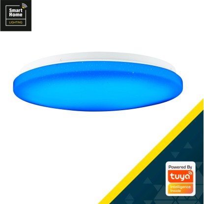 Smarte LED stropno svetilo Heddy Ø 38 cm