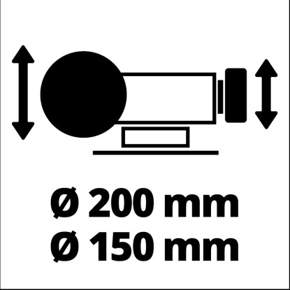 Einhell Brusilnik za suho/mokro brušenje TC-WD 200/150