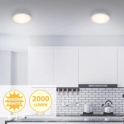 Briloner LED stropna in stenska svetilka Fire mat kromirana 3,2 cm x 30 cm