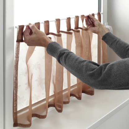 Gardinia Vpenjalni drog Ø 8 mm Bel 45 cm - 65 cm 2 kosa