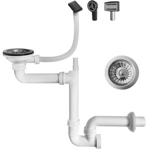 Miló Komplet cevnega sifona Ø 114 mm