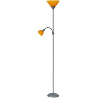 Rabalux Stoječa svetilka Action oranžna 1x E27/100 W + E14/25 W