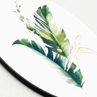 Slika na steklu Watercoloured Palm Leaves I 20 cm x 20 cm