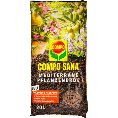 Compo Sana Zemlja za posodovke Mediterrane 20 l