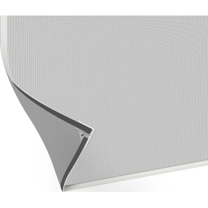 Zaščitna mreža proti mrčesu z magnetnim okvirjem za okna 110 cm x 130 cm bela