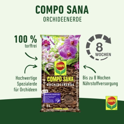 Compo Sana Zemlja za orhideje 5 l