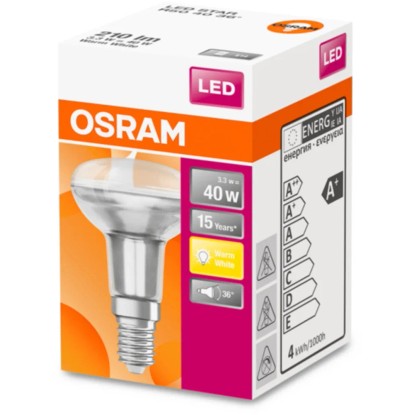 Osram Reflektorska LED-sijalka E14/3,3 W (210 lm), Topla bela svetloba