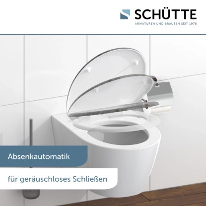 WC-deska Schütte Offline, duroplast, z avtomatskim spuščanjem