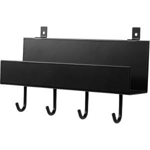 DenPanels Regal črn s 4 zatiči 21,5 cm z vijaki
