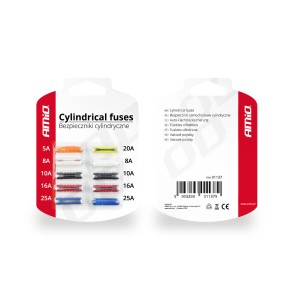 Amio Cilindrične avtomobilske varovalke 10 kos