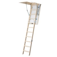 Dolle Podstrešne stopnice Pur 3-delne 120 cm x 70 cm FSC®