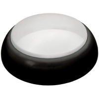 LED stropna svetilka 12 W/IP44 črna