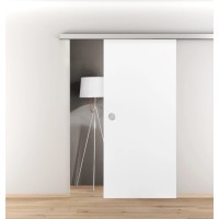 Novadoors Lesena drsna vrata belo lakirana satasto jedro 93,5 cm x 205,8 cm