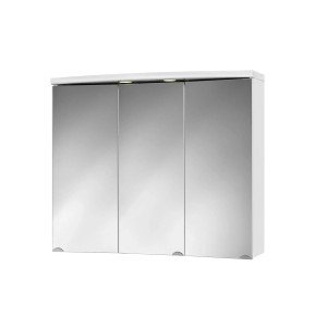 Sieper Omarica z ogledalom Ancona LED 83 cm x 69 cm x 25 cm bela