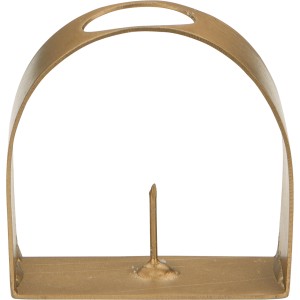 Svečnik zlat 6,5 cm x 2,5 cm x 6,5 cm