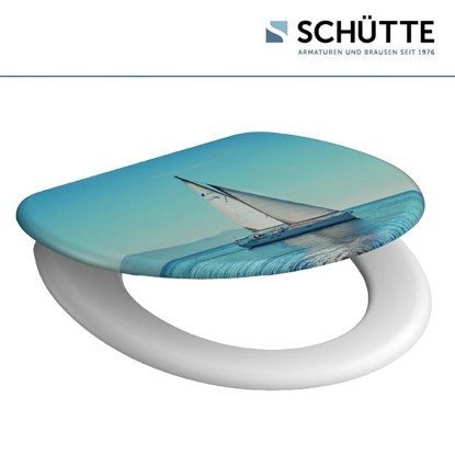 WC-deska Schütte Sailing, Duroplast, z avtomatskim spuščanjem