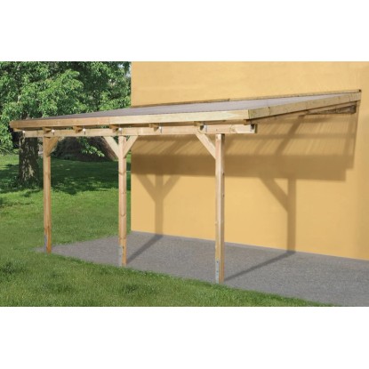 Weka Nadstrešek za teraso Velikost 4 z dimenzijami 514 cm x 306 cm