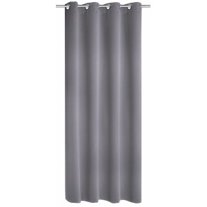 Zavesa s kovinskimi očesci Blackout Mia Antracit 245 cm x 140 cm