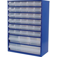 LUX-TOOLS Jekleni predalnik s 34 predali