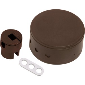 OBI Komplet razdelilnih rozet Ø 70 mm Rjav