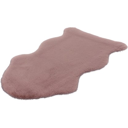 Preproga umetna koža rožnata 60 cm x 90 cm