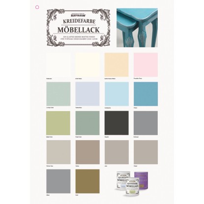 Rust-Oleum Lak za pohištvo kredne barve porcelanasto rožnat mat 750 ml