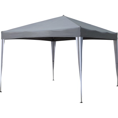 Zložljivi paviljon Pontino Sive barve 295 cm x 295 cm