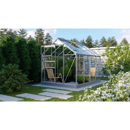 Vitavia rastlinjak Planet 5000 ESG Črn Š 195 cm x G 257 cm