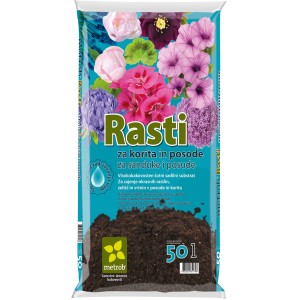 Rasti Substrat za korita in posode 50 l