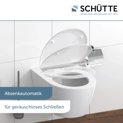 WC-deska Schütte Frog King, duroplast, z avtomatskim spuščanjem
