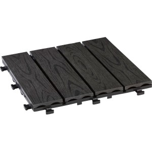 Plošče na klik iz WPC v videzu lesa 6 kosov 30 cm x 30 cm