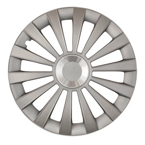 Cartrend Komplet okrasnih pokrovov za kolesa Meridian 16" Srebrna