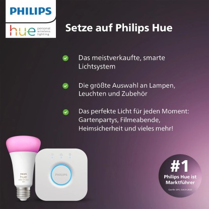 Philips Hue E14 Enojno pakiranje White & Color Ambiance 470 lm