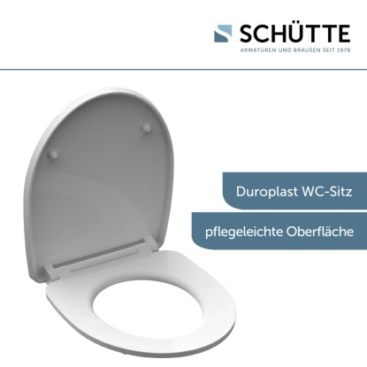 WC-deska Schütte Happy Elephant duroplast avtomatsko spuščanje hitro odpenjanje