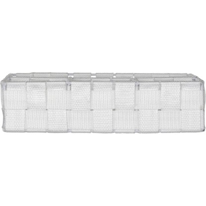 Regalna Organizator Adria Mali Bele barve 26 cm x 6,5 cm x 17 cm