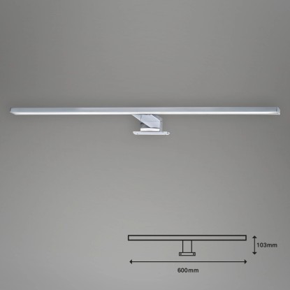 Briloner LED svetilka za ogledalo Brilo Bath kromirana