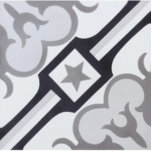 Dekorativna ploščica Frankreich Yvoire siva 20 cm x 20 cm